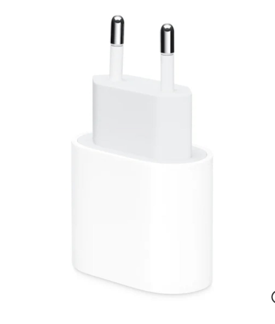 iPhone Laddare Snabbladdare - Adapter + Kabel 20W USB-C 1m Vit