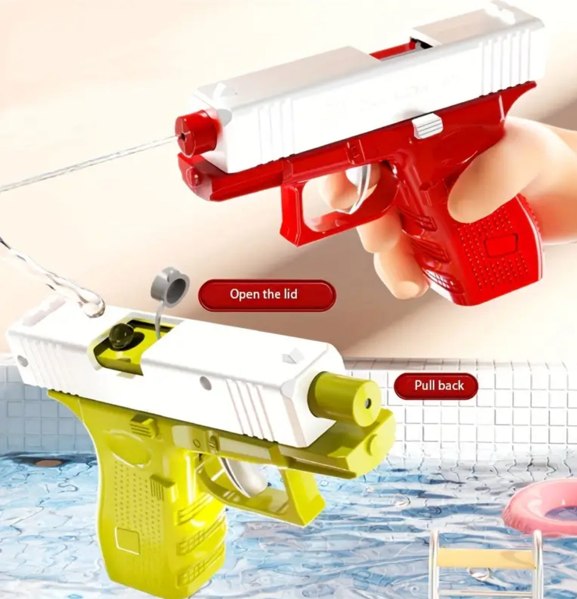 Toy Water Gun Pojkar Och Flickor Utomhusspel Sport Vattenpistol